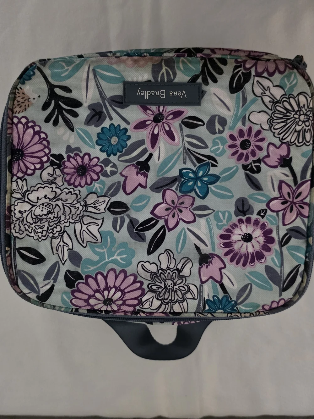 Vera Bradley Insulated Lunch Bag Tote Ret. Penelope's Garden Pattern Zip